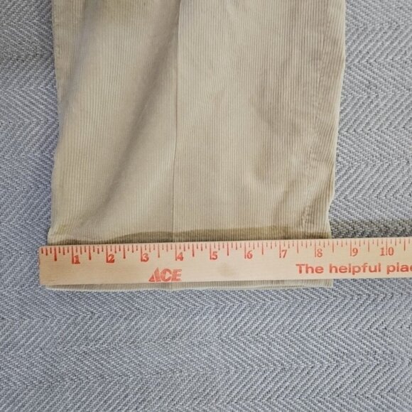 VTG 90s Polo Golf Ralph Lauren Mens 36x30 Corduroy Fairway Pants Pleated Cords - Picture 7 of 16